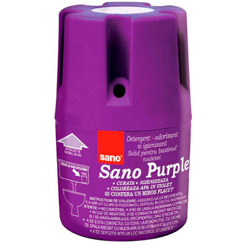 Контейнер-мыло для смывного бачка Сано SANO Purple, 150 г