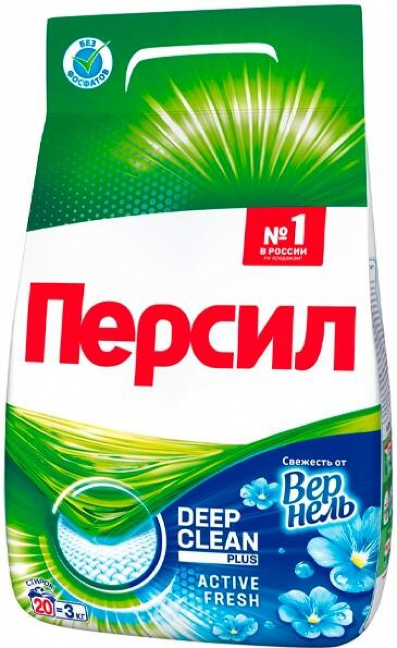 Стиральный порошок ПЕРСИЛ COLOR Свежесть от Вернель, 3 кг