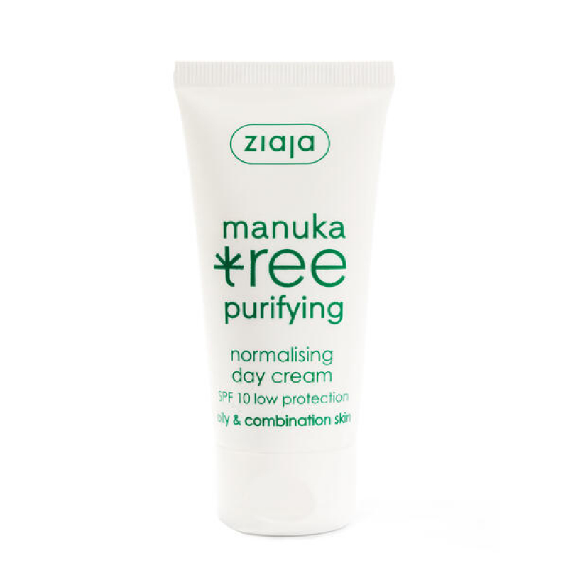 Дневной крем для лица Зая ZIAJA Manuka Tree Дерево мануки нормализующий, 50 мл
