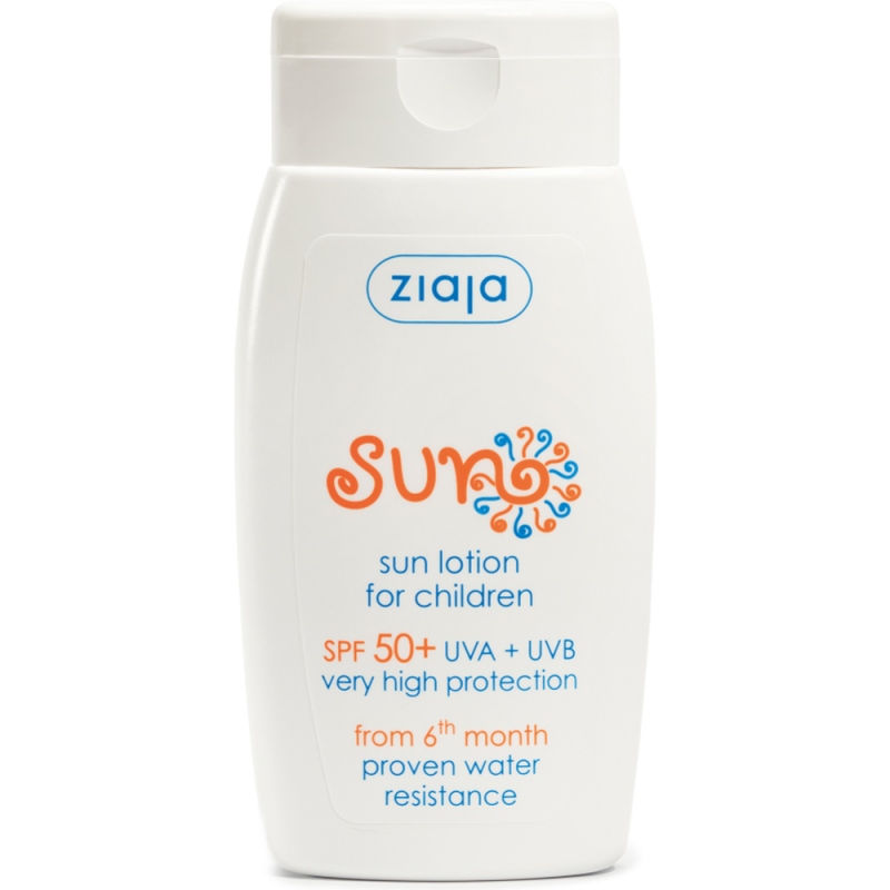Лосьон для загара ZIAJA Sun детский SPF 50, 125 мл