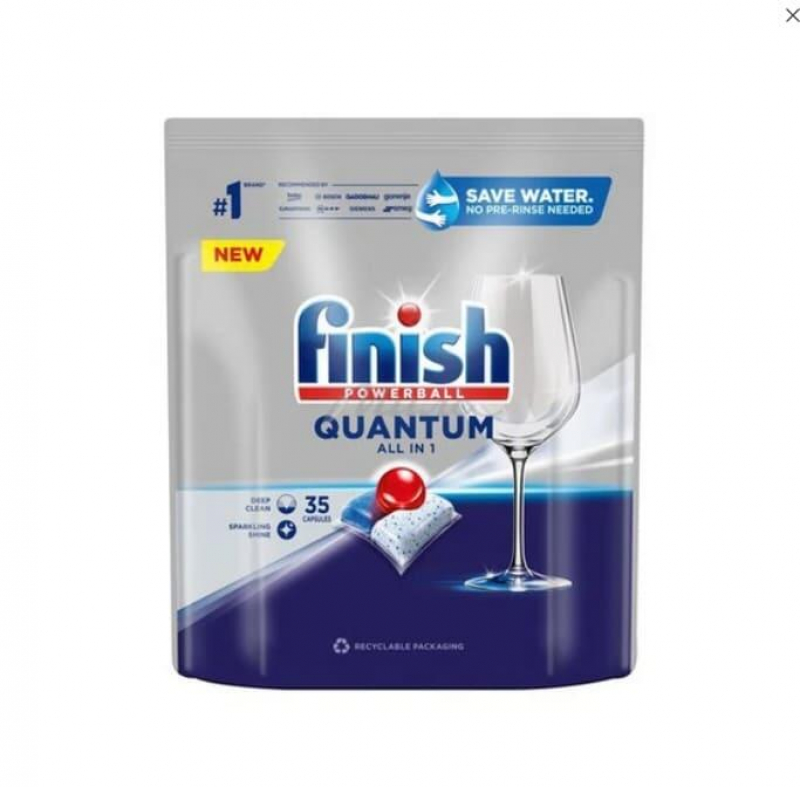 Капсулы для посудомоечной машины Финиш Finish Powerball Quantum All In 35 шт