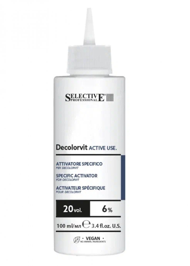 DECOLORVIT Selective Professional Селектив Профессионал Специальная окисляющая эмульсия 
