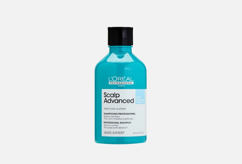 Шампунь LOREAL PROFESSIONNEL Scalp Advanced Serie Expert против перхоти для всех типов волос, 300 мл