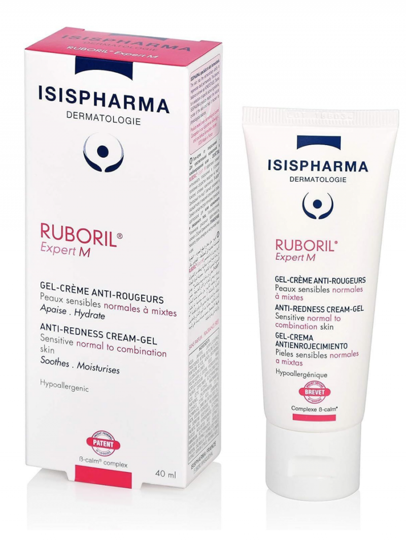 IsisPharma RUBORIL Expert M Крем-гель от покраснений от купероза и розацеа, Руборил эксперт М Исис Фарма 40мл