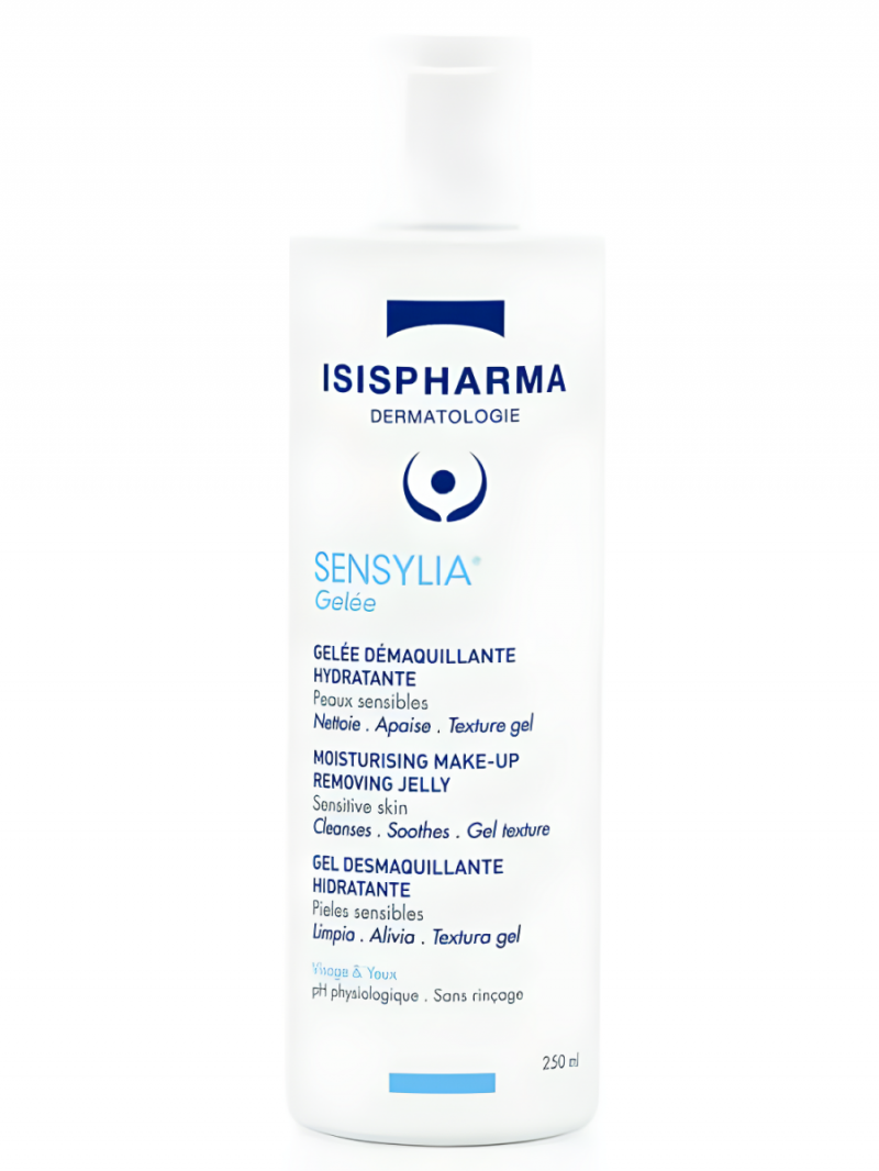 IsisPharma Sensylia Увлажняющий гель желе для умывания и снятия макияжа для чувствительной кожи Исис фарма Сенсилия Гель 250мл