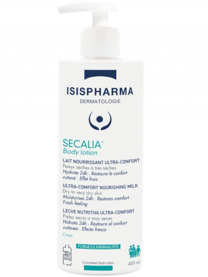 ISISPHARMA SECALIA Body Lotion Увлажняющее молочко для тела для сухой кожи 400 мл