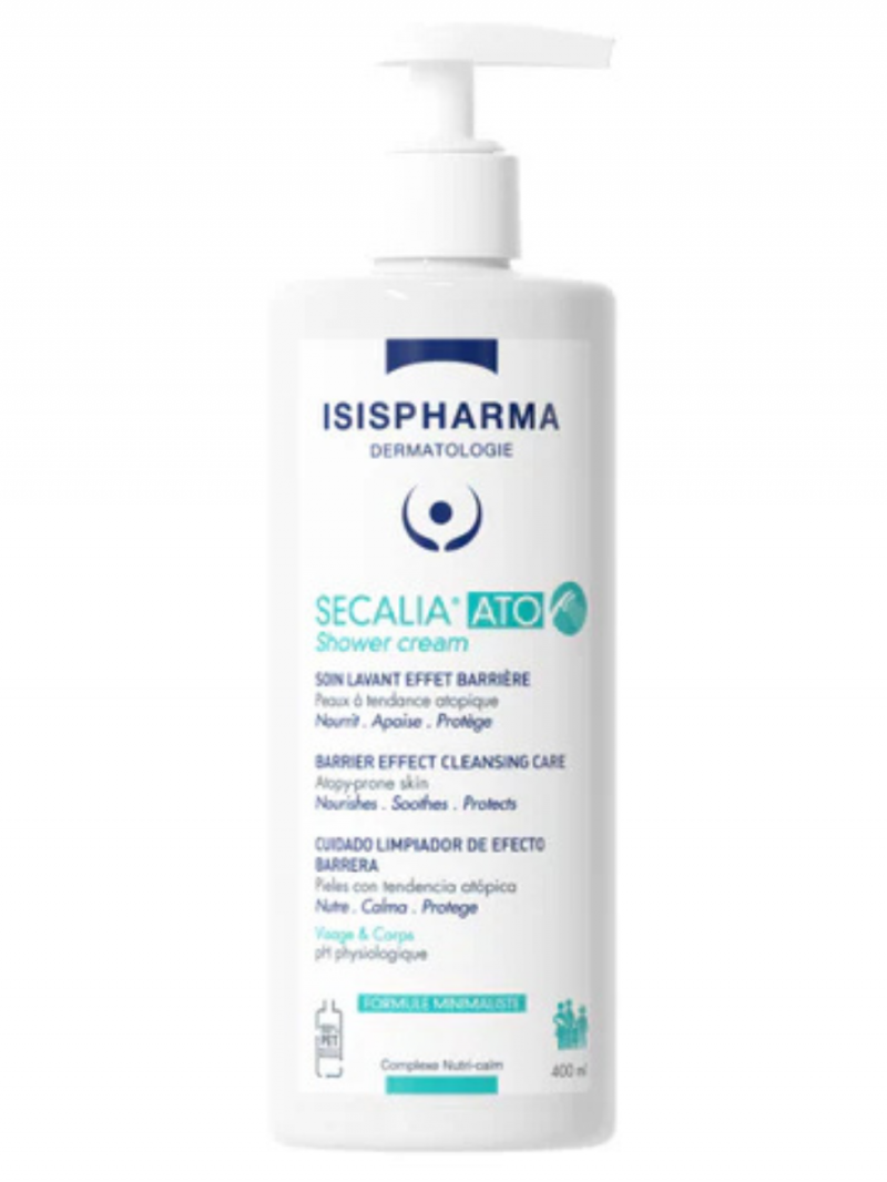 ISISPHARMA SECALIA ATO Shower Cream Очищающий крем-гель для душа для сухой кожи 400 мл