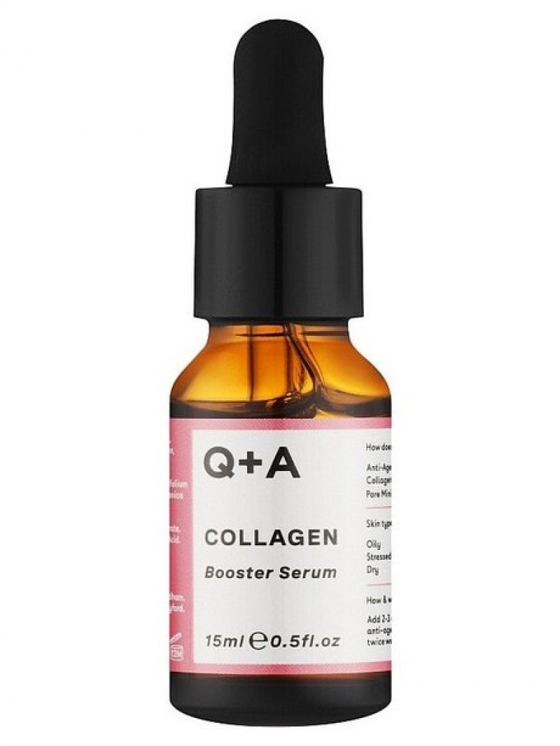 Сыворотка-бустер для лица Q+A Кью+Эй Collagen Booster,15мл
