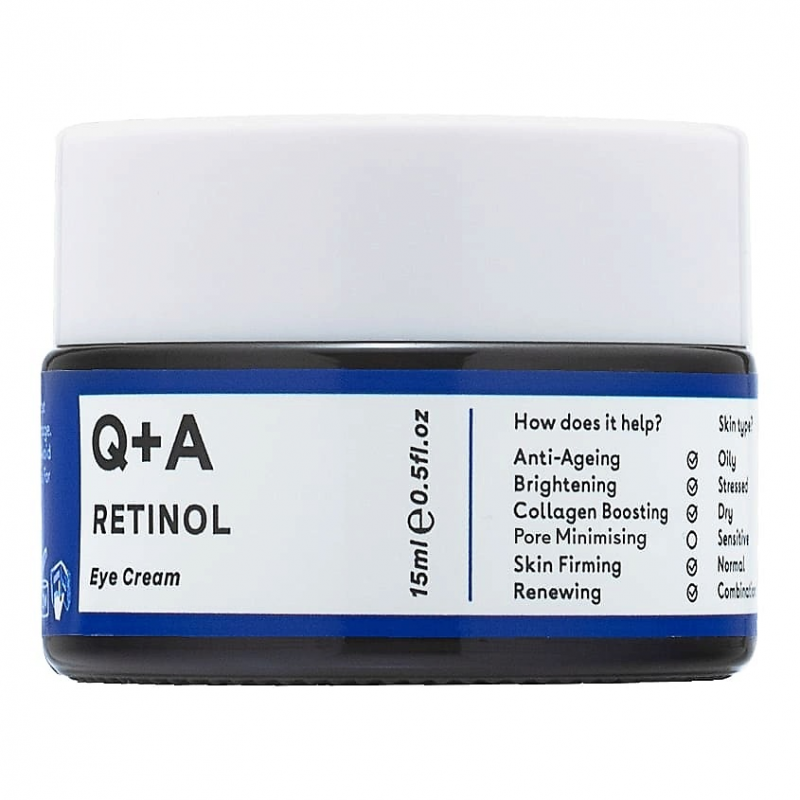 Крем для области вокруг глаз Q+A Кью+Эй Retinol,15мл