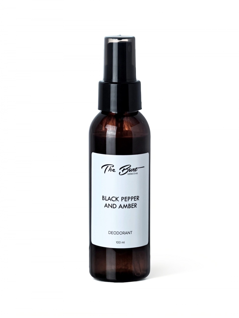 The Bunt Бунт Дезодорант для тела Black Pepper & Ambre Черный перец, Бунт100 мл