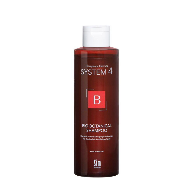 Sim Sensitive System 4 Bio Botanical Shampoo Биоботанический шампунь против выпадения и для стимуляции волос, 250 мл