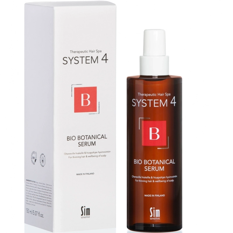 Sim Sensitive System 4 Bio Botanical Serum Биоботаническая сыворотка против выпадения и для стимуляции роста волос, 150 мл
