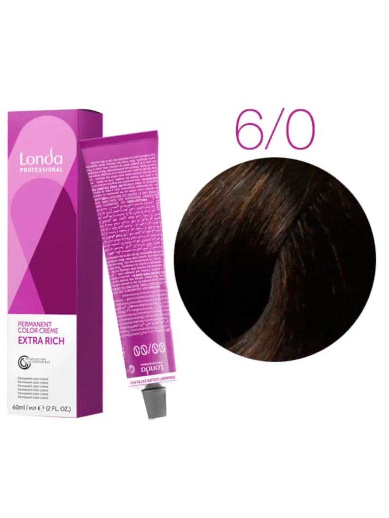 Стойкая крем-краска londacolor для волос Extra Rich 6/0