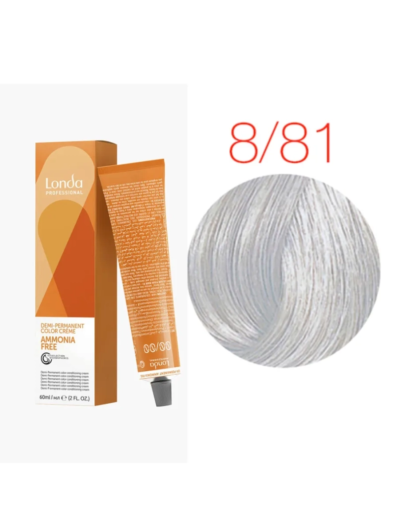 Тонирующая краска для волос Ammonia Free 8/81