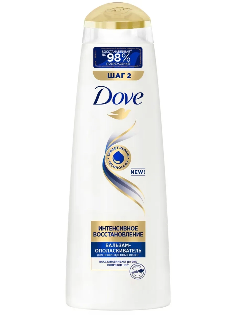 Дав Бальзам-ополаскиватель Интенсивное восстановление 350мл