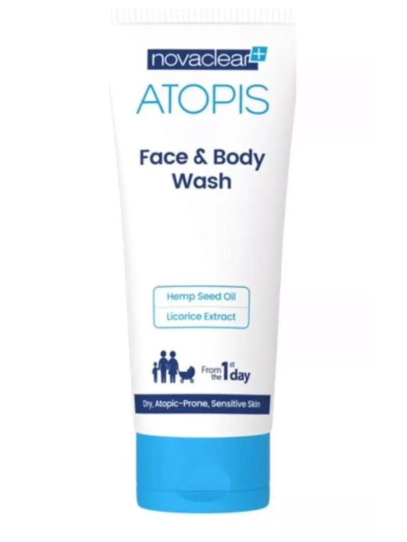 Очищающий гель для лица и тела сухой кожи, 200 мл