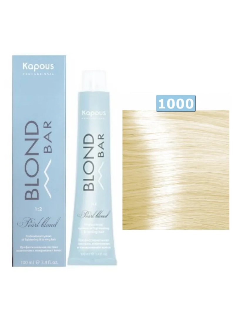 Крем-краска BLOND BAR стойкая для волос BB 1000