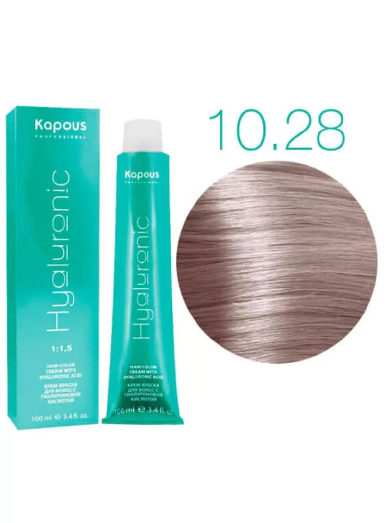 Стойкая краска для волос с гиалуроновой кислотой 10/28