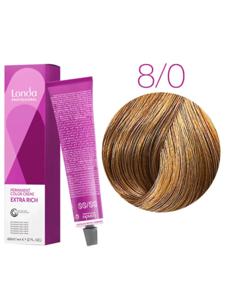Стойкая крем-краска londacolor для волос Extra Rich 8/0