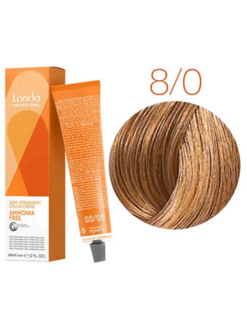 Тонирующая краска для волос Ammonia Free 8/0