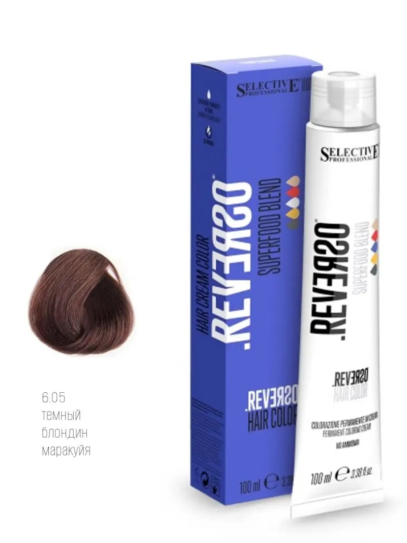 Крем-краска без аммиака Reverso Hair Color тон: 6.05