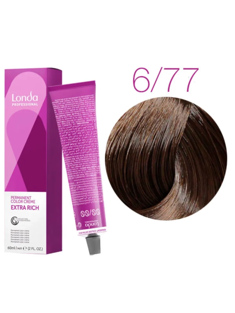 Стойкая крем-краска londacolor для волос Extra Rich 6/77