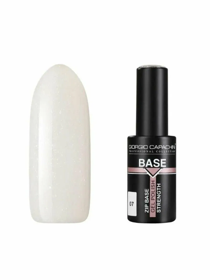 Цветная база для гель-лака с шимером Strong Zip Base №07