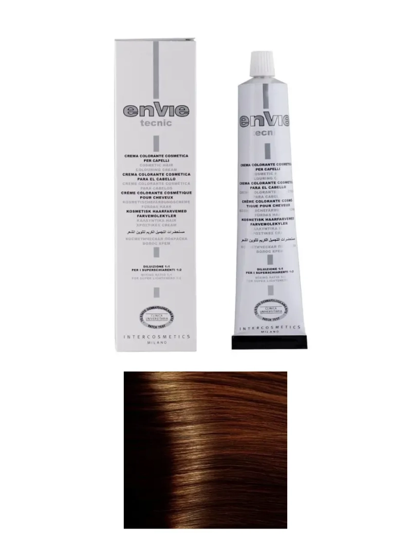 Профессиональный перманентный краситель для волос тон 7.4