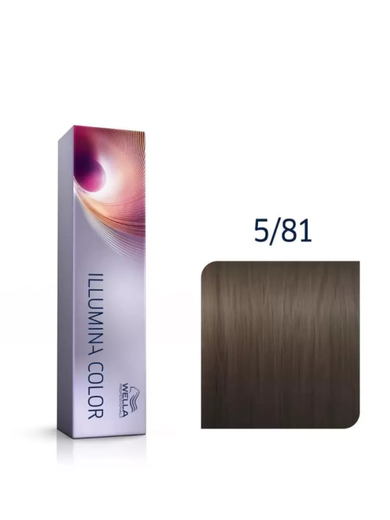 Стойкая крем-краска для волос Illumina Тон Color 5/81