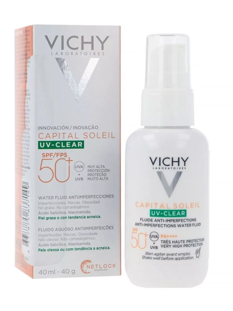 Солнцезащитный флюид для лица SPF50+ Capital Soleil UV-Clear