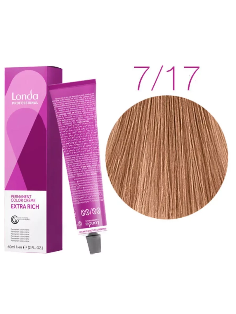 Стойкая крем-краска londacolor для волос Extra Rich 7/17
