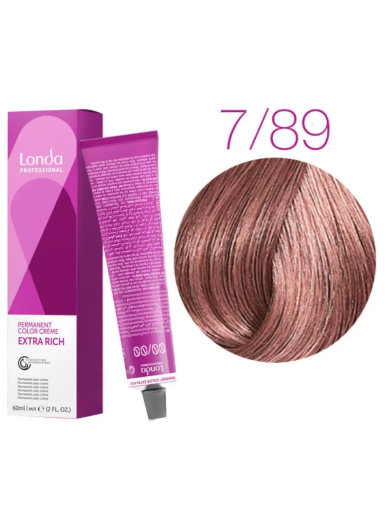 Стойкая крем-краска londacolor для волос Extra Rich 7/89