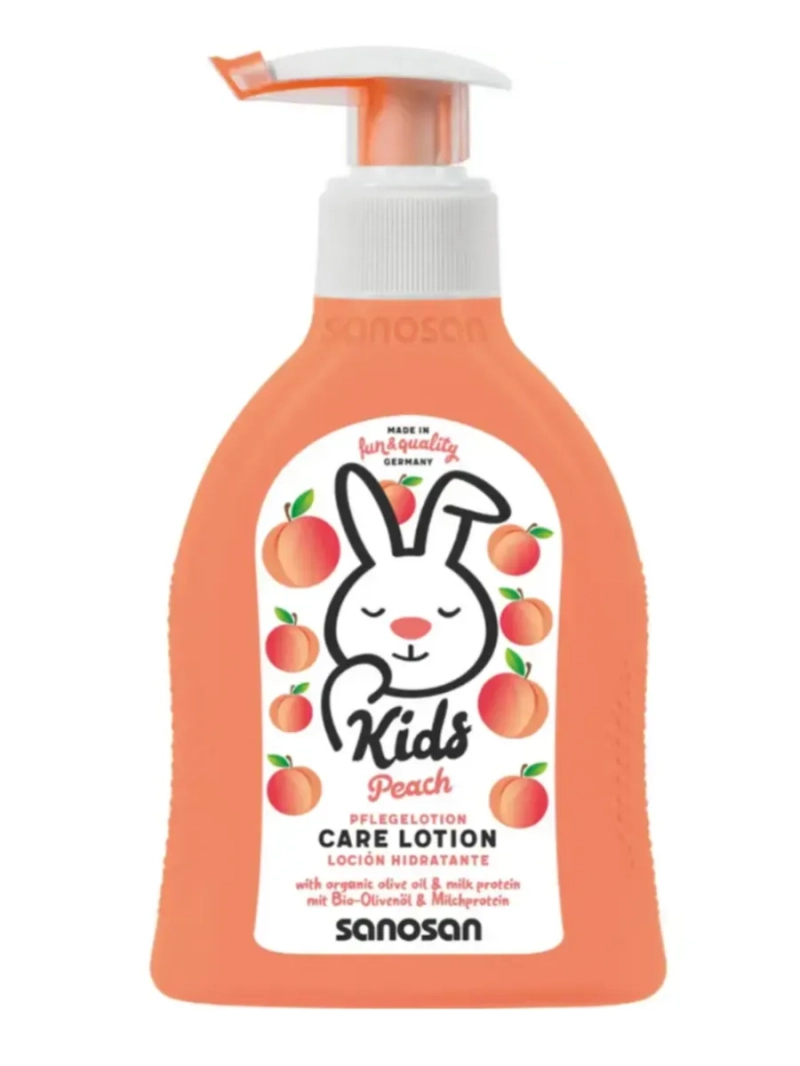 Лосьон для тела детский, увлажняющий с ароматом персика