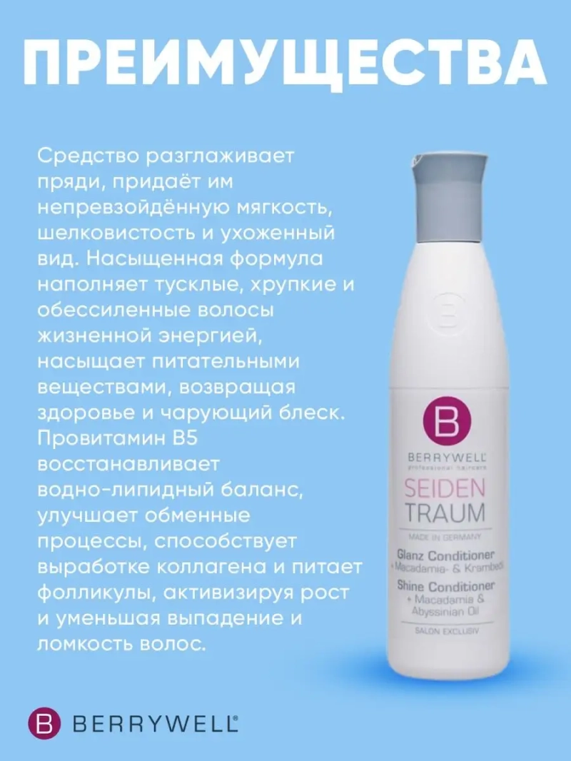 Сет придающий блеск: Шампунь + Кондиционер