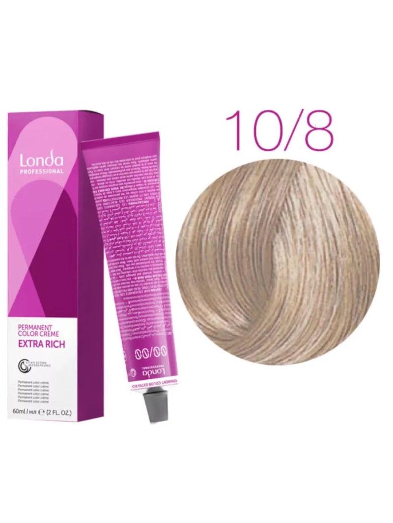 Стойкая крем-краска londacolor для волос Extra Rich 10/8