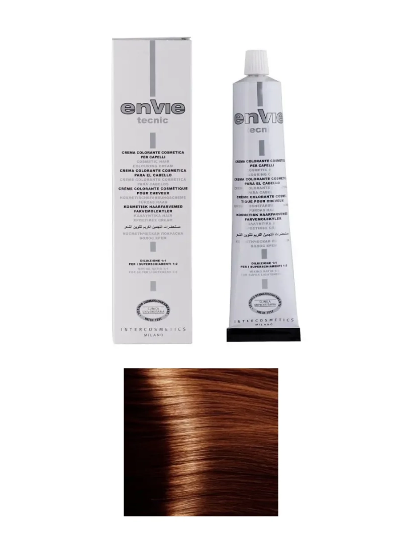 Профессиональный перманентный краситель для волос тон 7.46