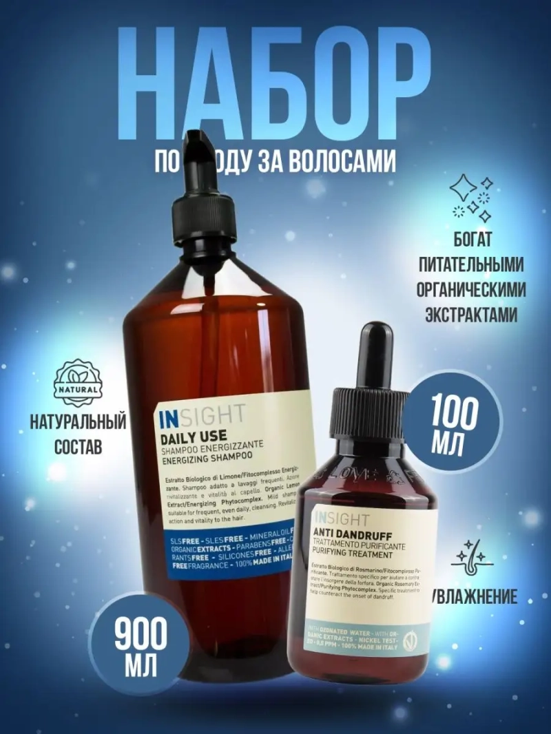 Профессиональный набор против перхоти и себореи