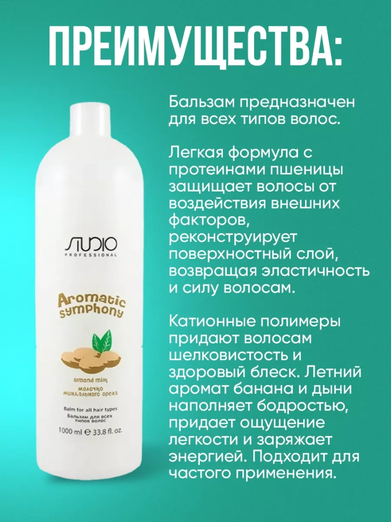 Набор для всех типов волос МИНДАЛЬНОЕ МОЛОЧКО