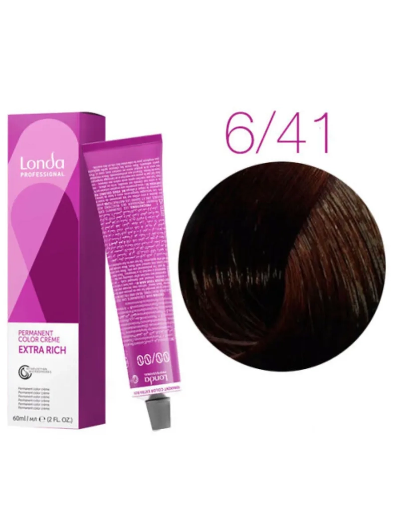 Стойкая крем-краска londacolor для волос Extra Rich 6/41