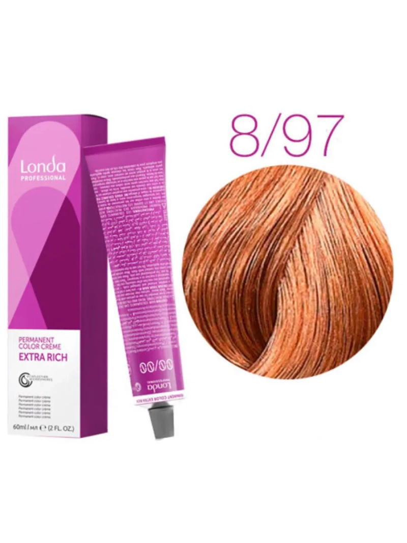 Стойкая крем-краска londacolor для волос Extra Rich 8/97