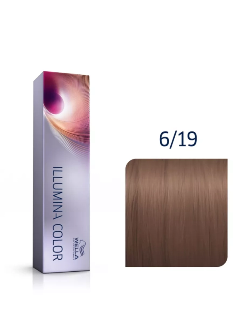 Стойкая крем-краска для волос Illumina Тон Color 6/19