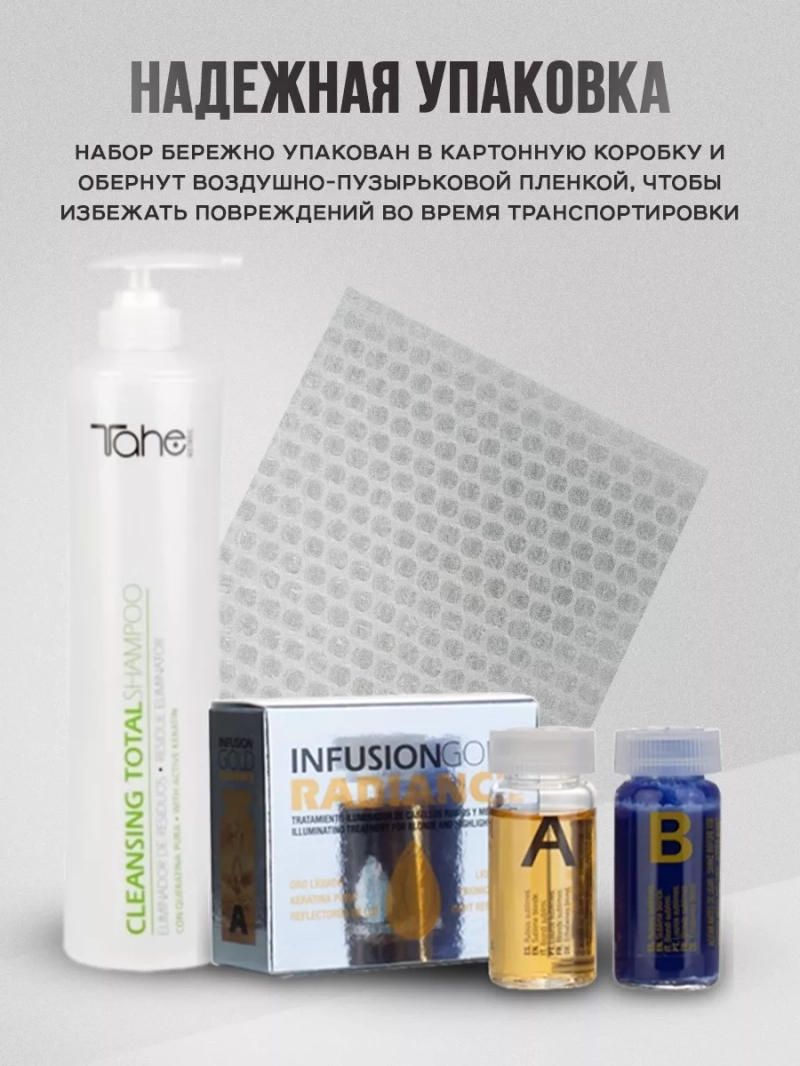 Профессиональный набор с кератином для окрашенных волос