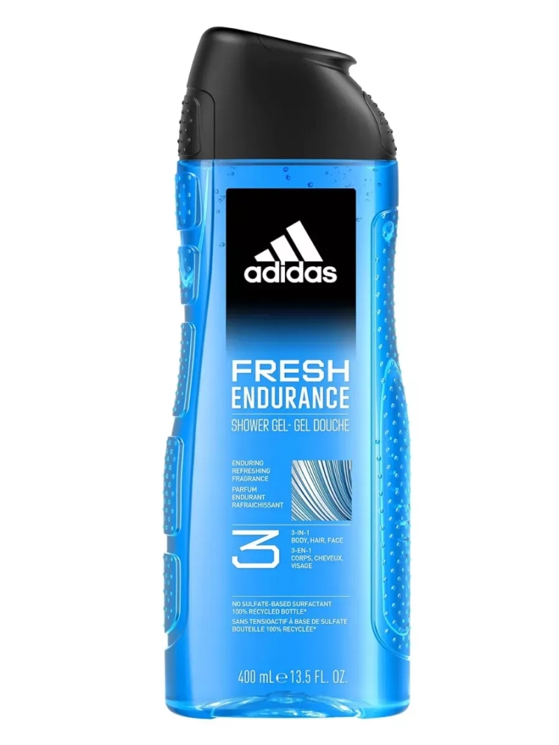 Адидас гель для душа 3 в 1 Fresh Endurance 400мл