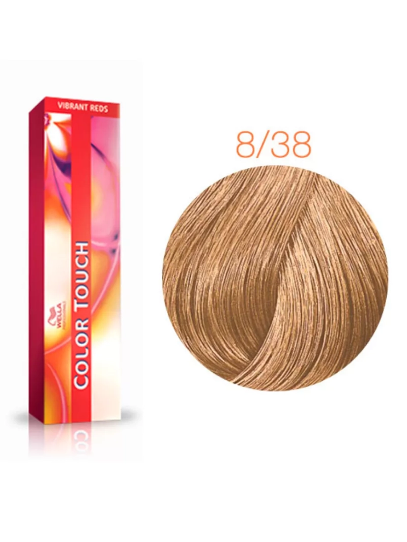 Краска для волос без аммиака,тонирующая 8/38 Color Touch