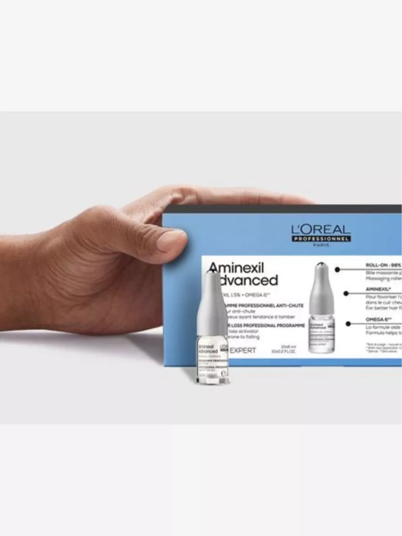 Набор против выпадения волос и облысения Aminexil Advanced