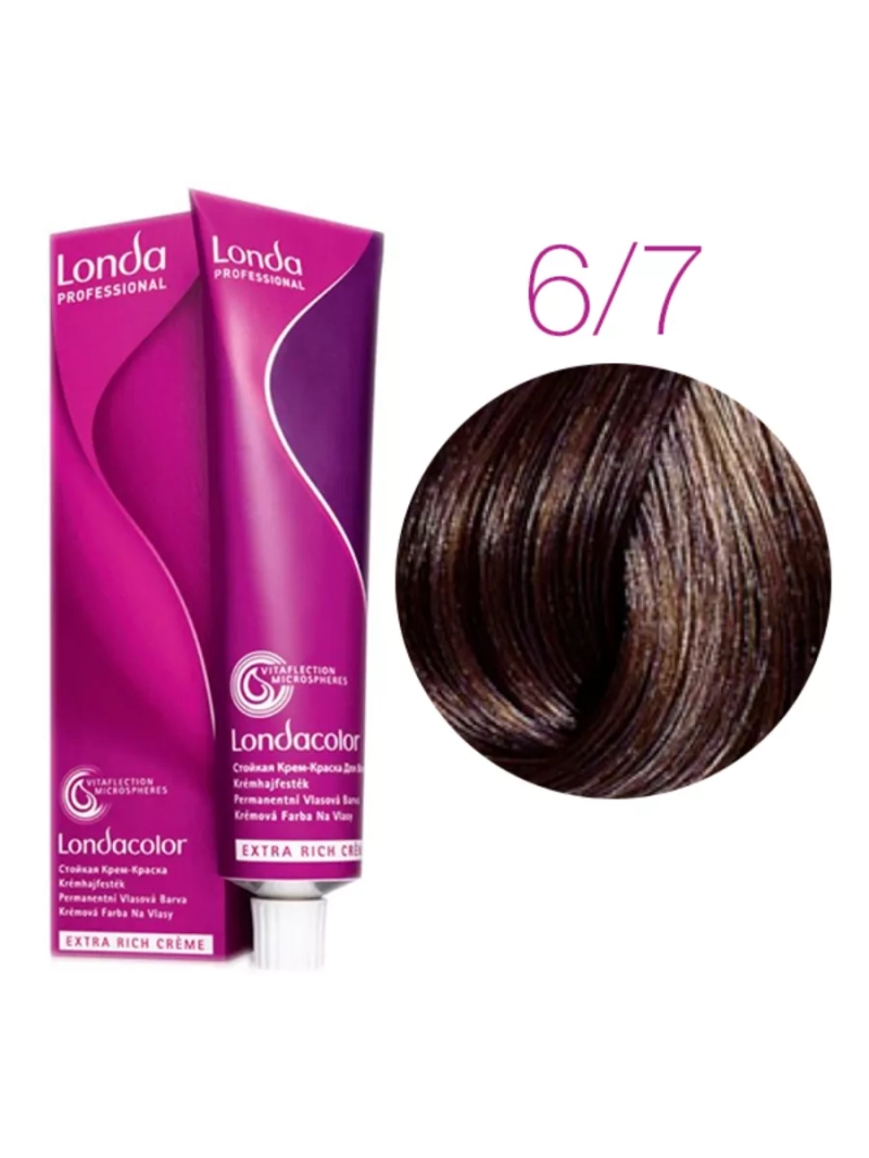 Стойкая крем-краска londacolor для волос Extra Rich 6/7