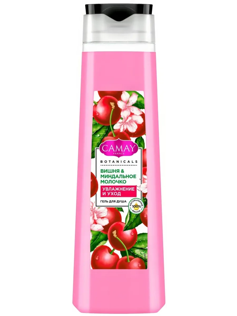 Гель для душа Вишня и миндальное молочко 400мл