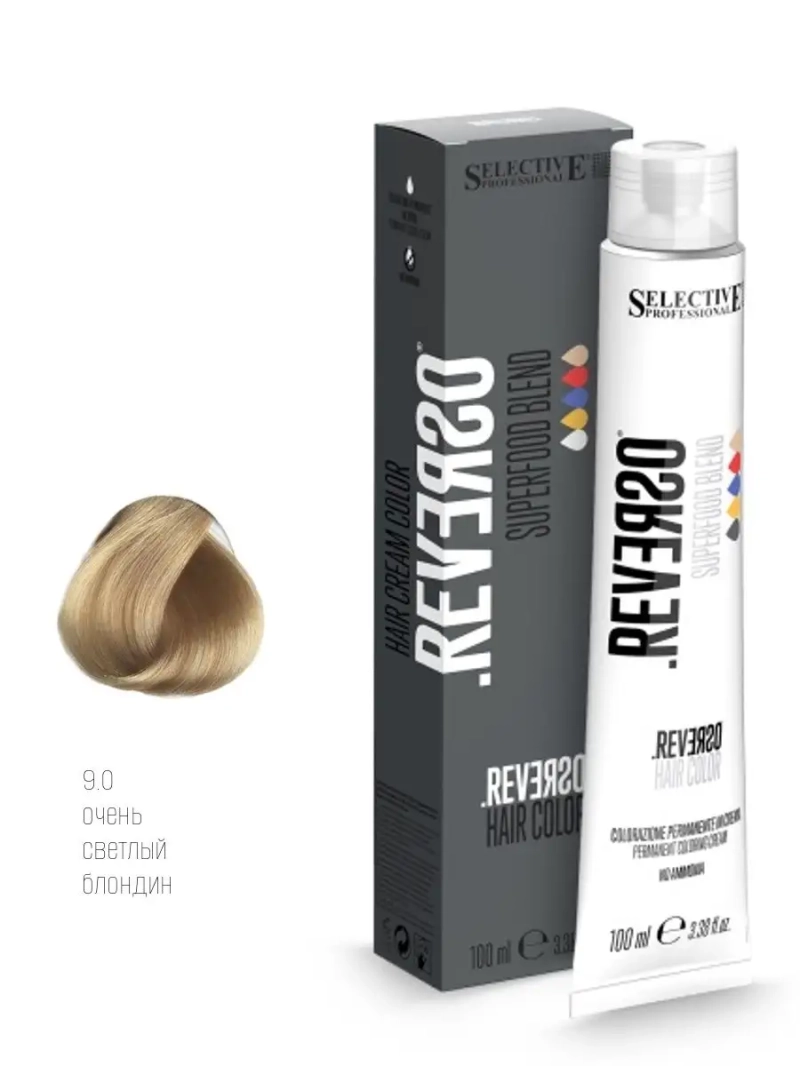 Крем-краска без аммиака Reverso Hair Color тон: 9.0