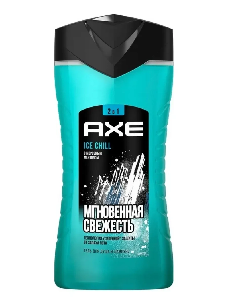 Гель для душа и шампунь Акс Айс Чилл 250мл