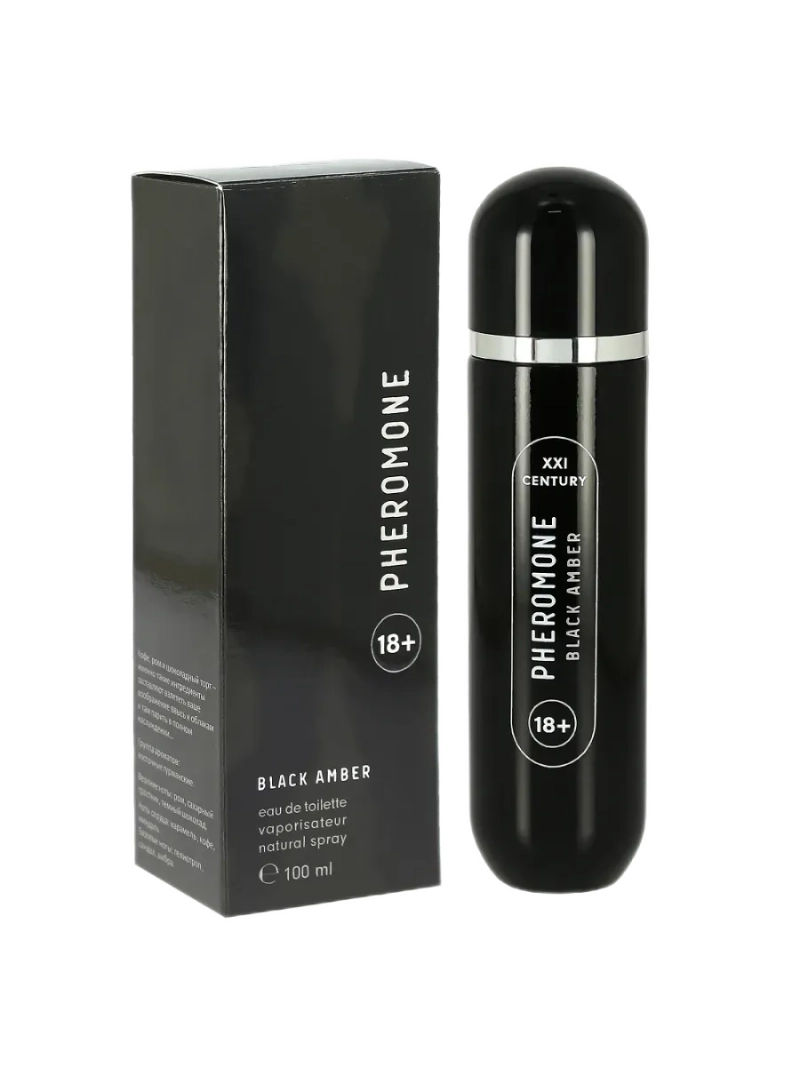 XXI Туалетная вода с феромонами BLACK AMBER мужская 100 мл
